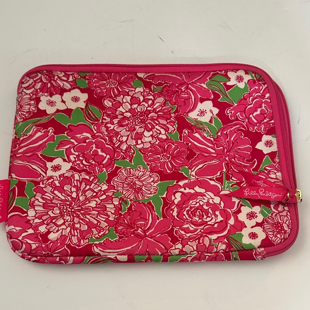Lilly Pulitzer Pink and Green Floral Case
